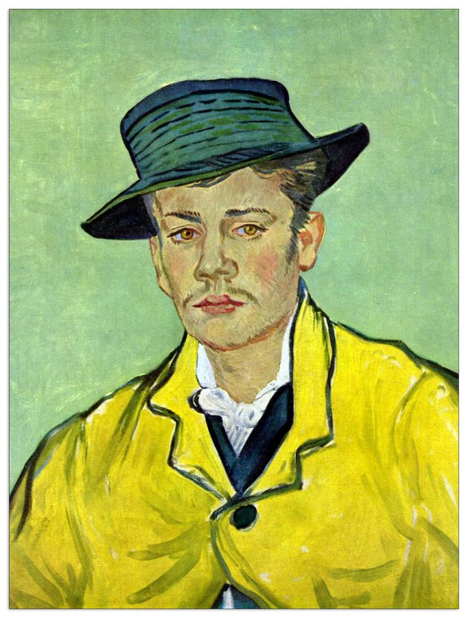 Van Gogh Vincent - Portrait of Armand Roulin, Decorative MDF Panel (90x120cm)