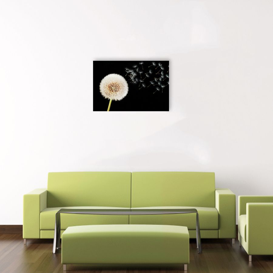 Dandelion - Dream, Decorative MDF Panel (90x60cm)