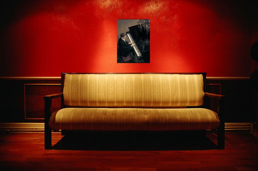 Lynch - Jazz Duet Piano, Decorative MDF Panel (60x80cm)