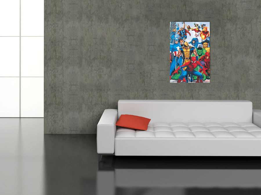 Marvel - Supereroi, Decorative MDF Panel (56x86cm)