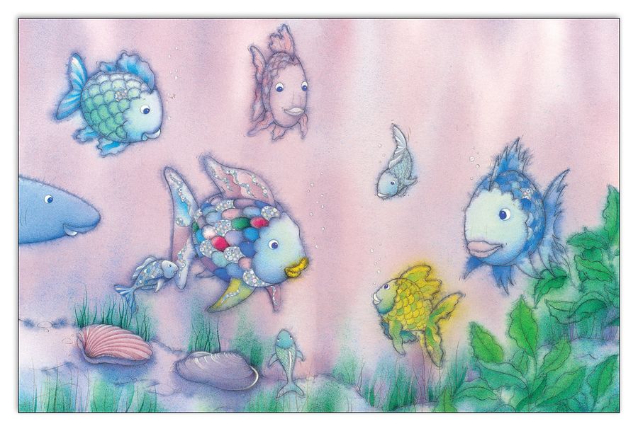 Marcus Pfister - The Rainbow Fish, Decorative MDF Panel (175x115cm)