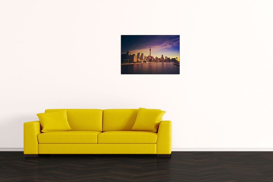 Ferdinand Stohr - Toronto Cityscape, Decorative MDF Panel (90x60cm)