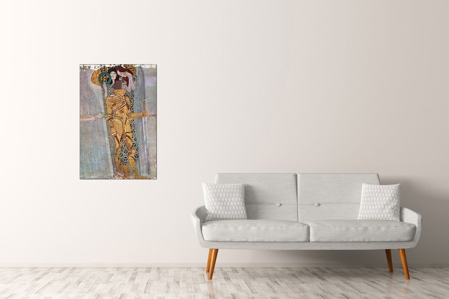 Klimt Gustav - The Beethoven Freize, Decorative MDF Panel (60x90cm)