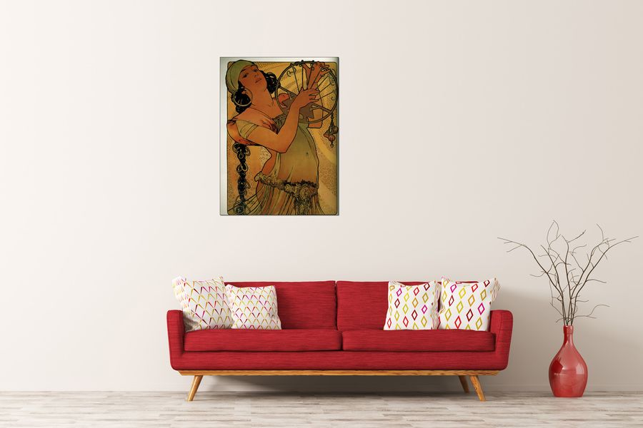 Mucha Alphonse - Solome, Decorative MDF Panel (60x80cm)