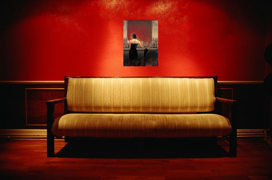 Lynch - Evening Lounge, Decorative MDF Panel (60x80cm)