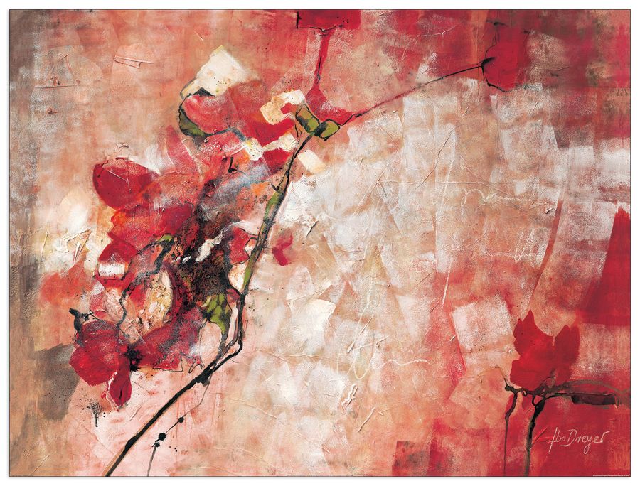 Dreyer - Symphony In Red, Decorative MDF Panel (120x90cm)