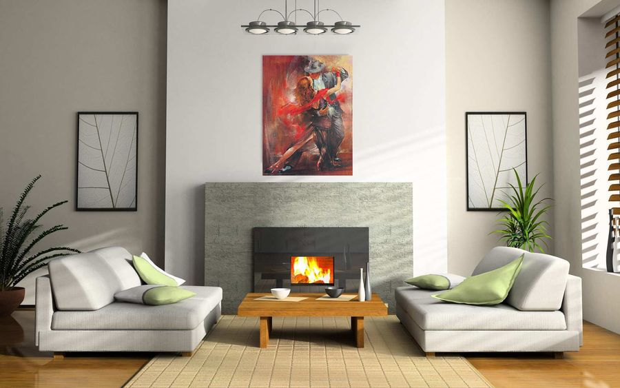 Alvarez - Tango argentino II , Decorative MDF Panel (60x80cm)