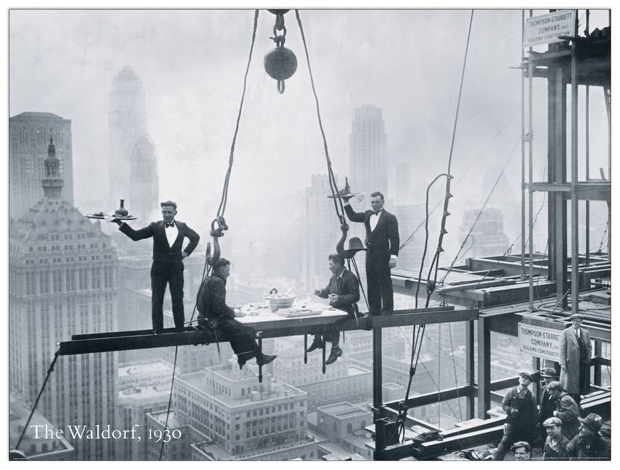 Getty - New York, 1930, Decorative MDF Panel (80x60cm)