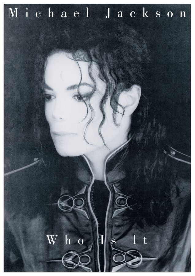 Null - Michael Jackson, Who is It?, Decorative MDF Panel (57x81cm)