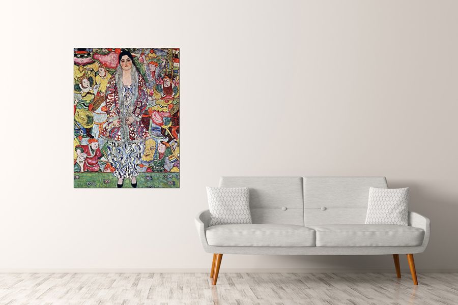 Klimt Gustav - Portrait of Frederika Maria Beer, Decorative MDF Panel (90x120cm)