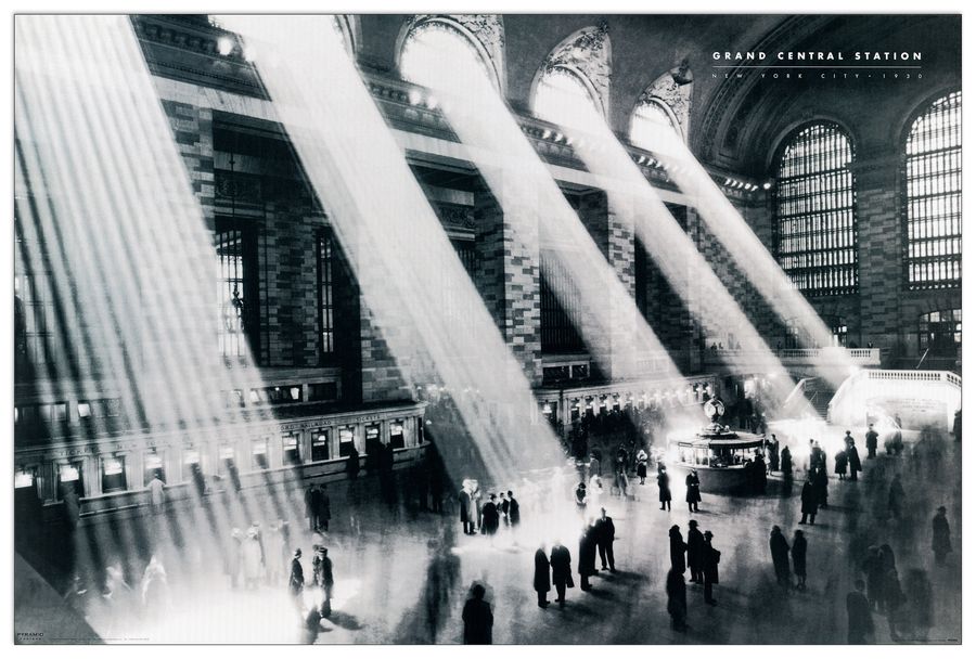 Central Station - Grand Central Station, Decorative MDF Panel (90x60cm)