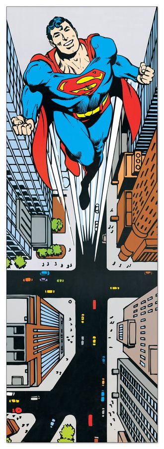 Dc Comics - Superman, Decorative MDF Panel (48x138cm)