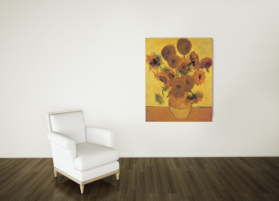 Van Gogh - Sunflowers, Decorative MDF Panel (112x140cm)