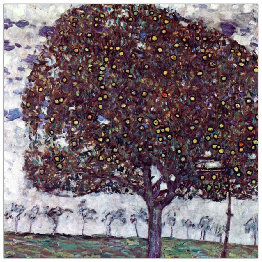 Klimt Gustav - The Apple Tree, Decorative MDF Panel (100x100cm)