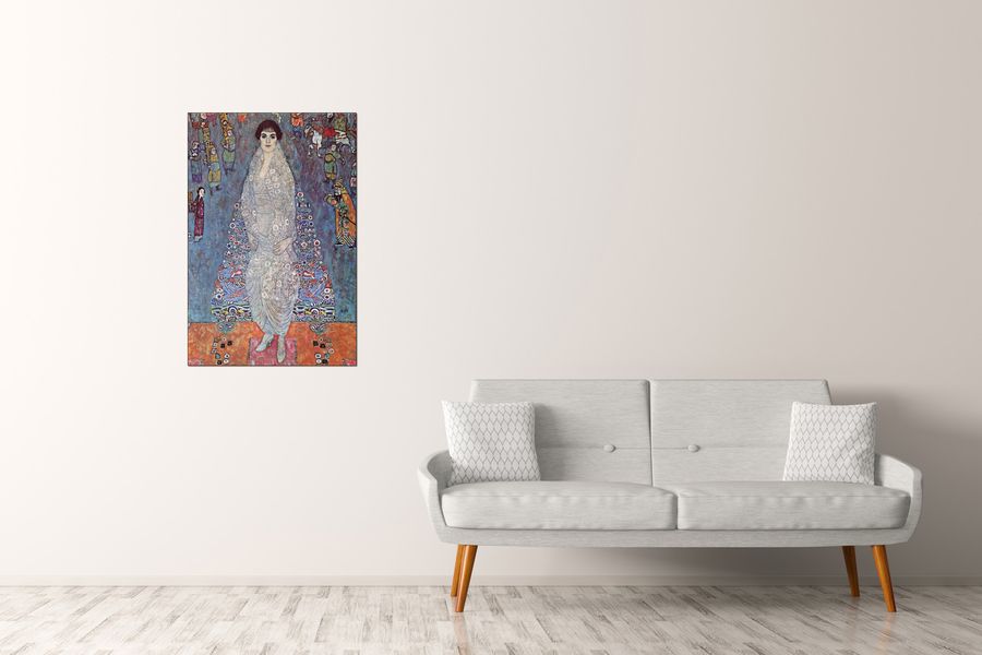 Klimt Gustav - Portrait of Baroness Elisabeth Bachofen, Decorative MDF Panel (60x90cm)