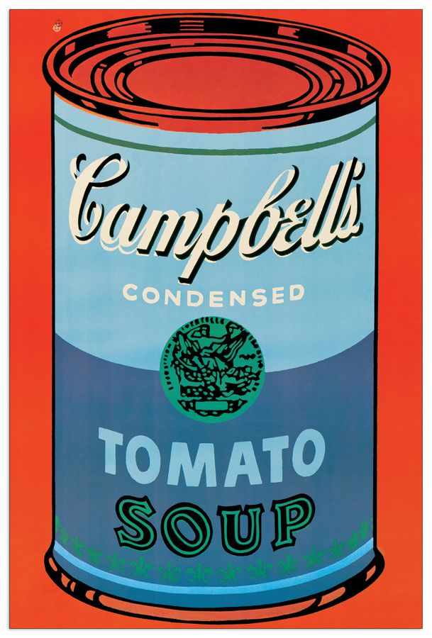 Warhol - Campbell's Soup Can, 1965, Decorative MDF Panel (60x90cm)