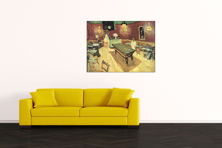 Van Gogh Vincent - The Night Cafe on Place Lamartine in Arles, Decorative MDF Panel (120x90cm)