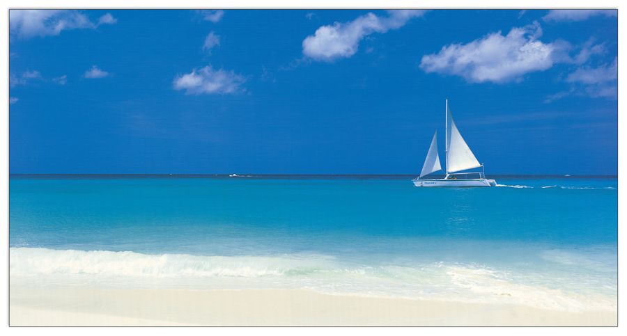 Anonymous - Spiaggia, Decorative MDF Panel (104x54cm)
