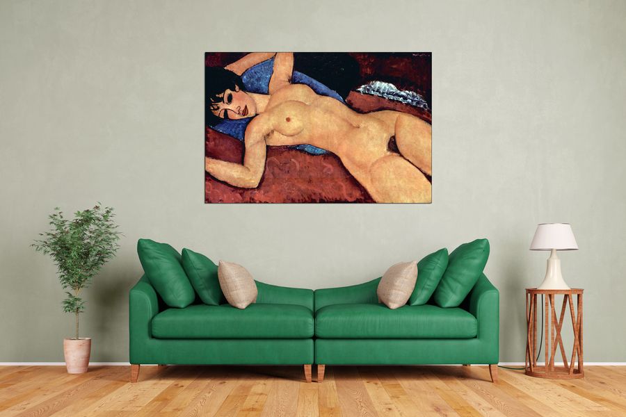 Modigliani Amedeo - Reclining Nude, Decorative MDF Panel (135x90cm)