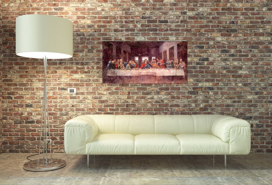Da Vinci Leonardo - The Last Supper , Decorative MDF Panel (100x50cm)