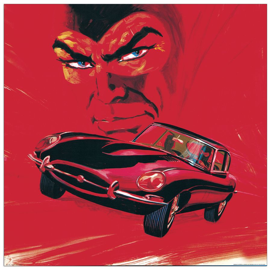 artopweb Zaniboni - Jaguar Decorative MDF Panel (80x80cm)