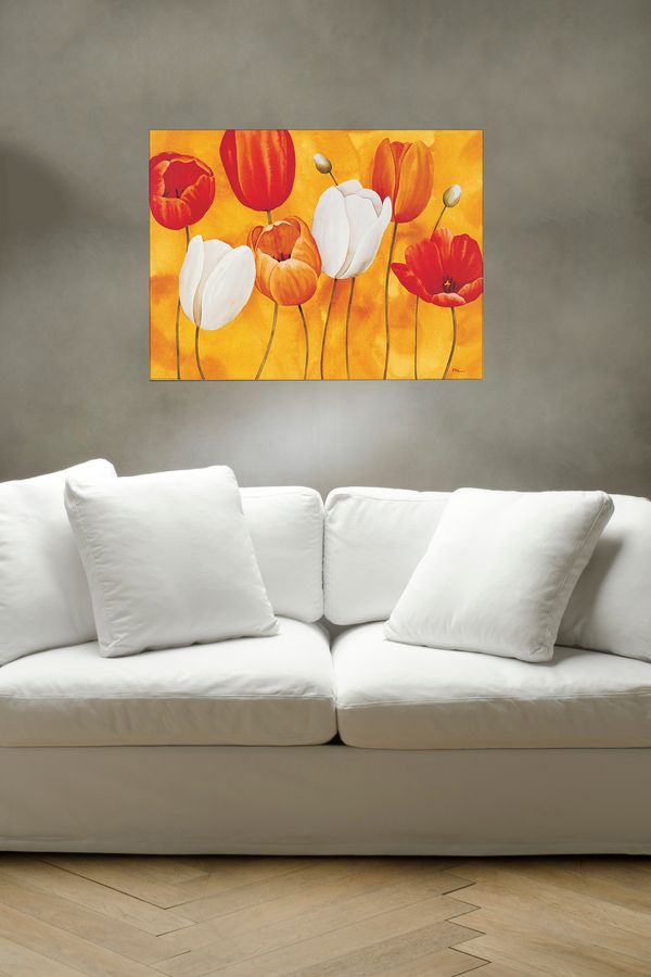 Luffarelli - Festa Di Tulipani, Decorative MDF Panel (80x60cm)