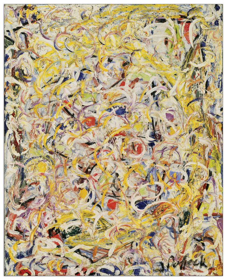 Pollock - Shimmering Substance, Decorative MDF Panel (60x74cm)