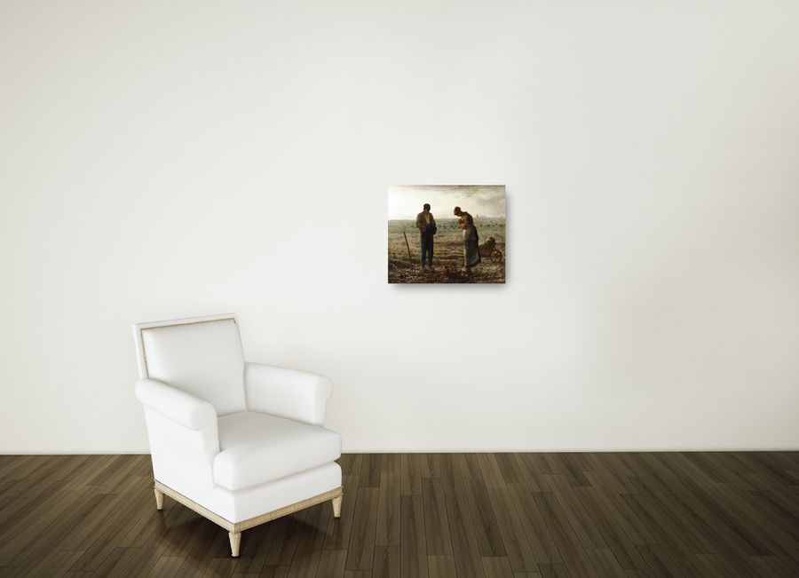 Millet - Angelus, Decorative MDF Panel (61x51cm)