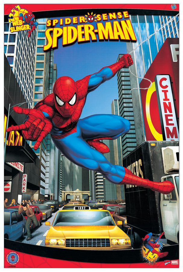 Spiderman - Spiderman NYC, Decorative MDF Panel (60x90cm)