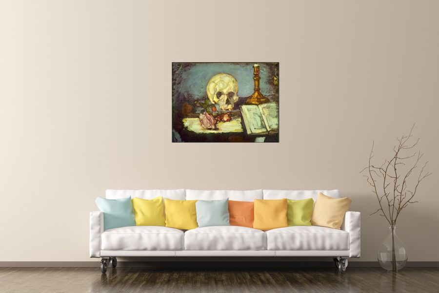 Degas Edgar - Skull , Decorative MDF Panel (80x60cm)