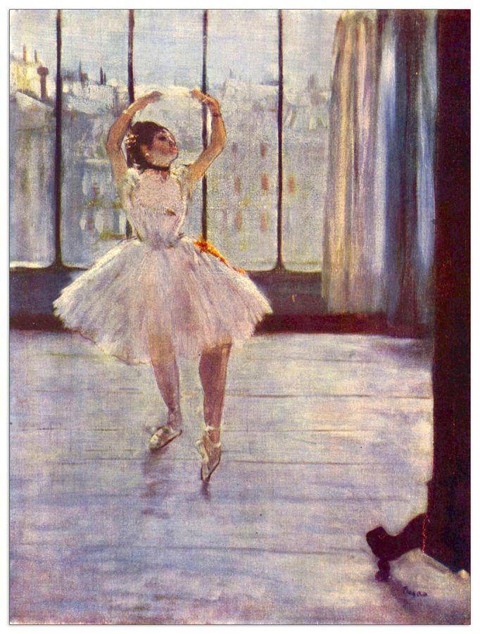 Degas Edgar - The dancer at the photographer, Decorative MDF Panel (60x80cm)