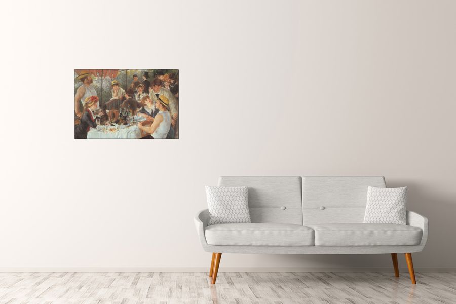 Renoir Pierre-auguste - Luncheon on the boat party, Decorative MDF Panel (90x60cm)