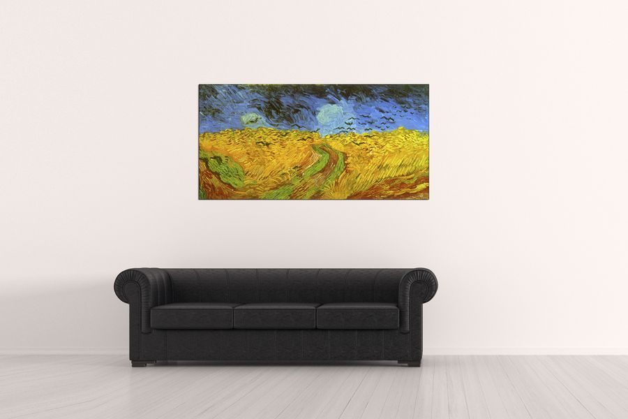 Van Gogh Vincent - Wheatfield, Decorative MDF Panel (140x70cm)