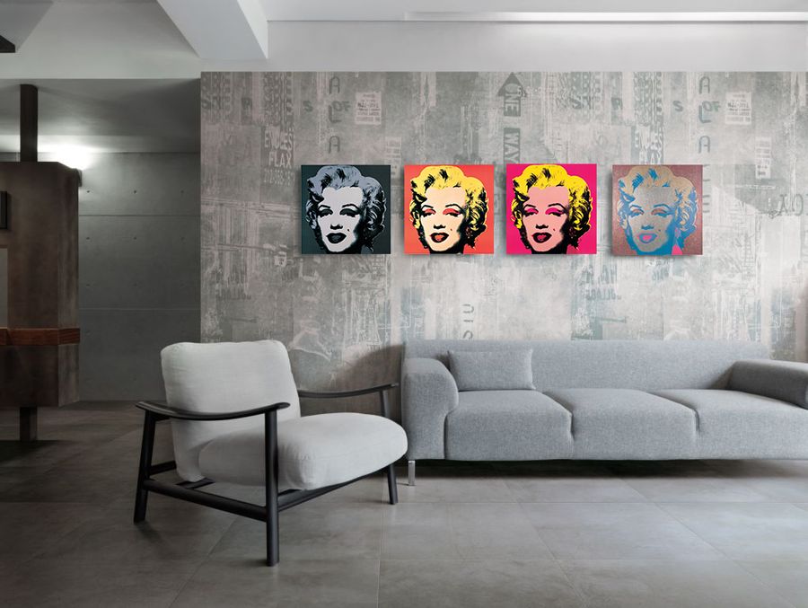 Warhol - Marilyn, 1967, Decorative MDF Panel (65x71cm)