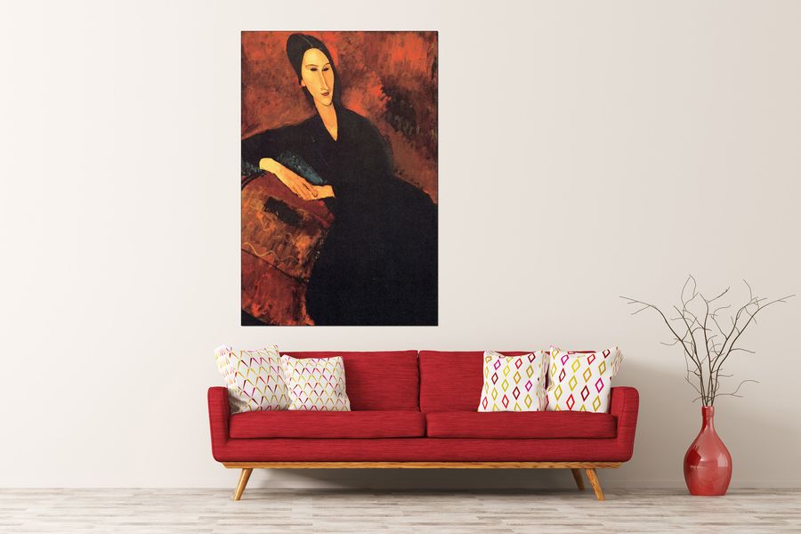 Modigliani Amedeo - Portrait of Anna Zborowska, Decorative MDF Panel (90x135cm)