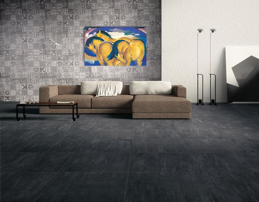 Marc - Little Yellow Horses, Decorative MDF Panel (140x89cm)