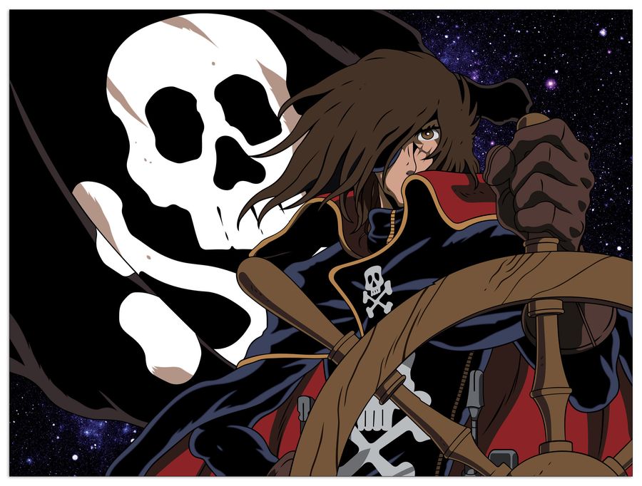 Null - Capitan Harlock, Decorative MDF Panel (80x60cm)