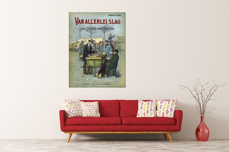 Smoking in Amsterdam, Decorative MDF Panel (90x120cm)