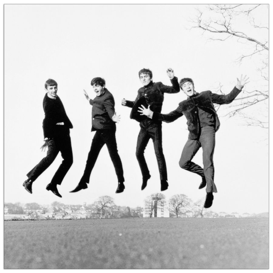 Anonymous - The Beatles - Jump, Decorative MDF Panel (40x40cm)