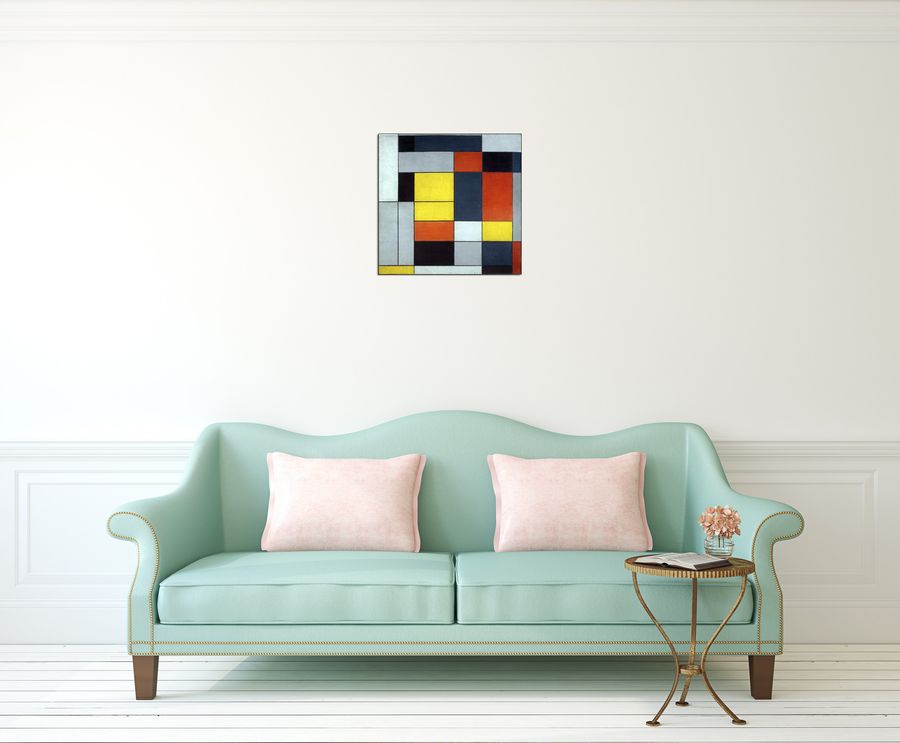 Piet Mondrian - 21 Artworks, Decorative MDF Panel (30x30cm)