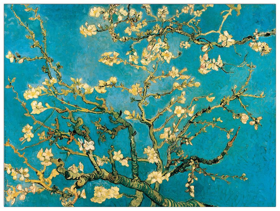 Van Gogh - Mandorli In Fiore A San Remy, Decorative MDF Panel (80x60cm)
