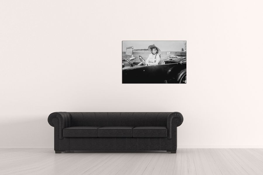 Art Studio - Automobile d'Epoca, Decorative MDF Panel (90x60cm)