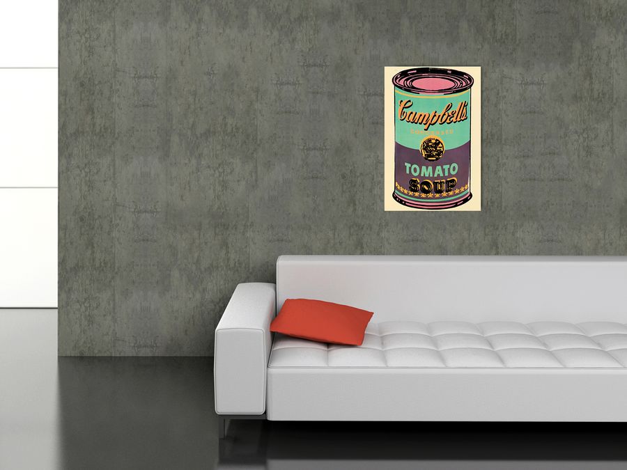 Warhol - Campbell's Soup Can, 1965, Decorative MDF Panel (60x90cm)