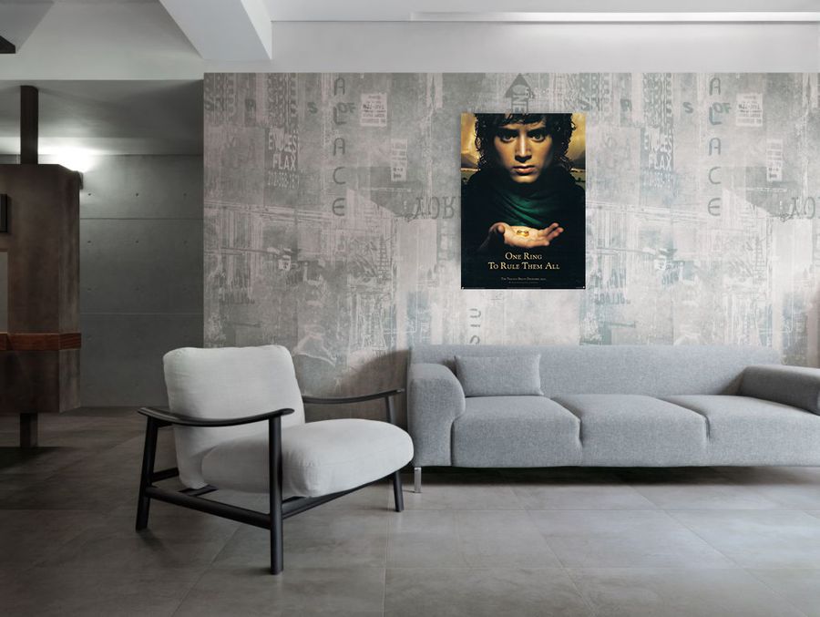 Null - Lord of the Rings, Decorative MDF Panel (65x91cm)
