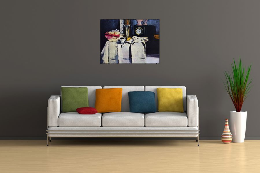 Cezanne Paul - The Black Marmour , Decorative MDF Panel (80x60cm)