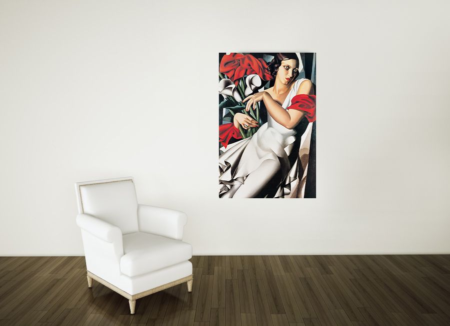 De Lempicka - Portrait De Ira, Decorative MDF Panel (60x90cm)