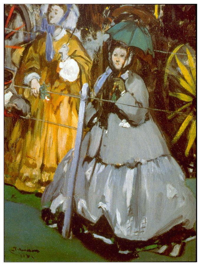 Manet Édouard - Racecourse, Decorative MDF Panel (60x80cm)