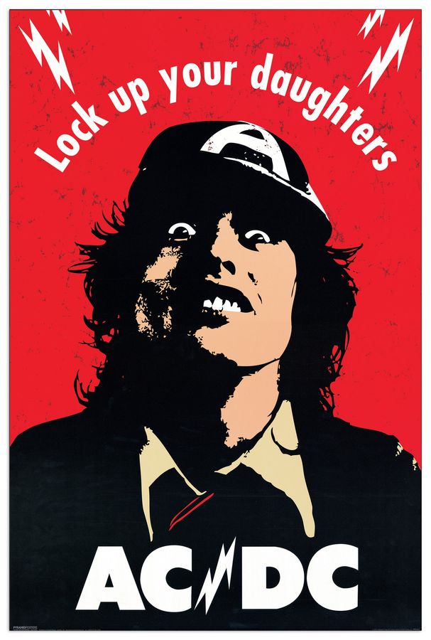 Ac/dc - Lock Up Your Daughters, Decorative MDF Panel (60x90cm)