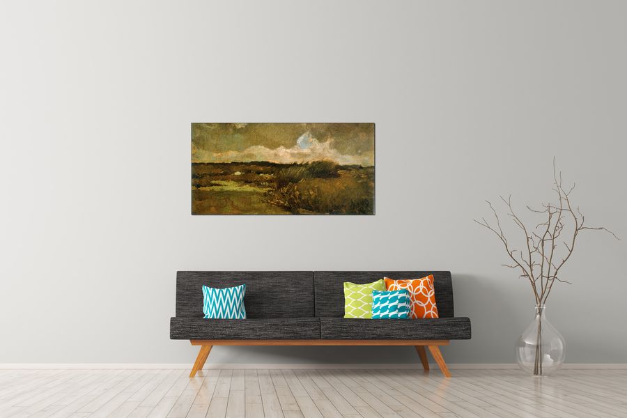 Van Gogh Vincent - Marshy, Decorative MDF Panel (100x50cm)
