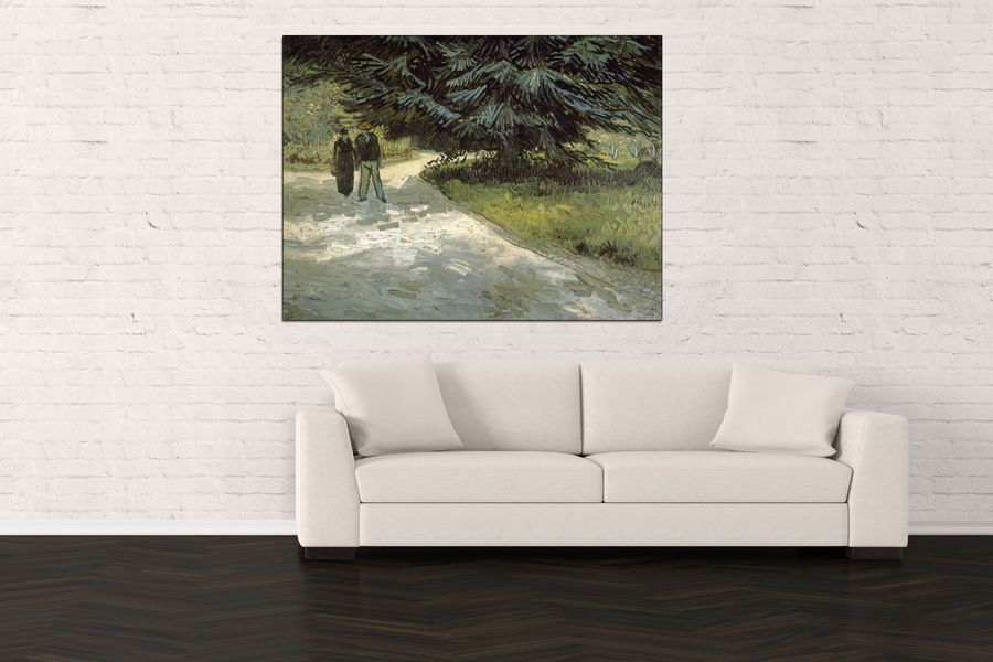 Van Gogh Vincent - Poets Garden III, Decorative MDF Panel (120x90cm)